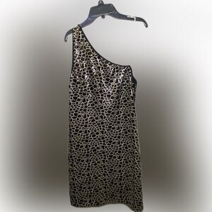 Wyatt One-Shoulder Sequin Dress - Size L